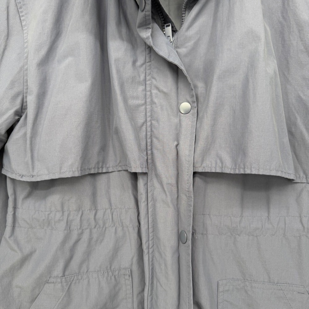 A New‎ Day Water Resistant Lightweight Trench Jacket Longline Waist Cinch Sz S - Picture 5 of 14